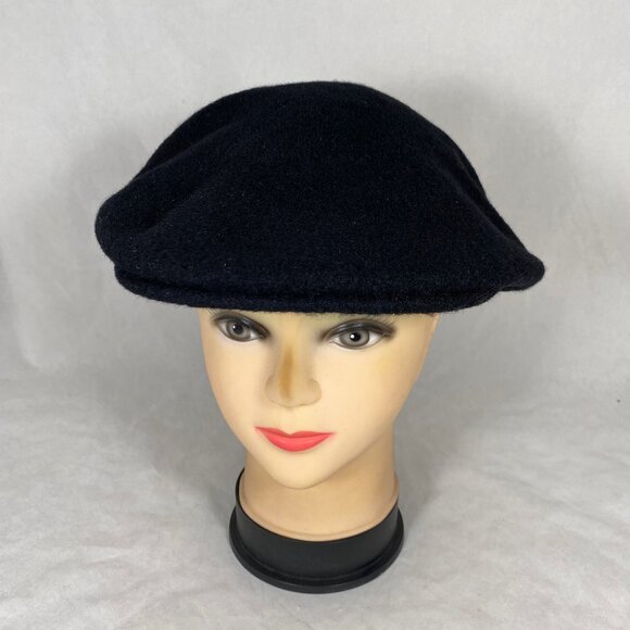 Scala Black Wool Flat Cap - Picture 3 of 9